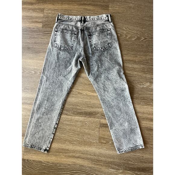 Frame Denim Le Original Straight Leg Jeans Vendome Grey Acid Wash Size 28 - Picture 4 of 8
